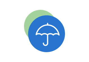 Animated umbrella icon