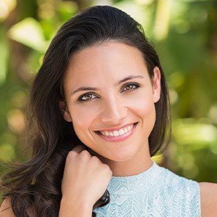 Young woman with beautiful smile