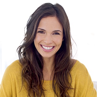 Woman with healthy beautiful smile